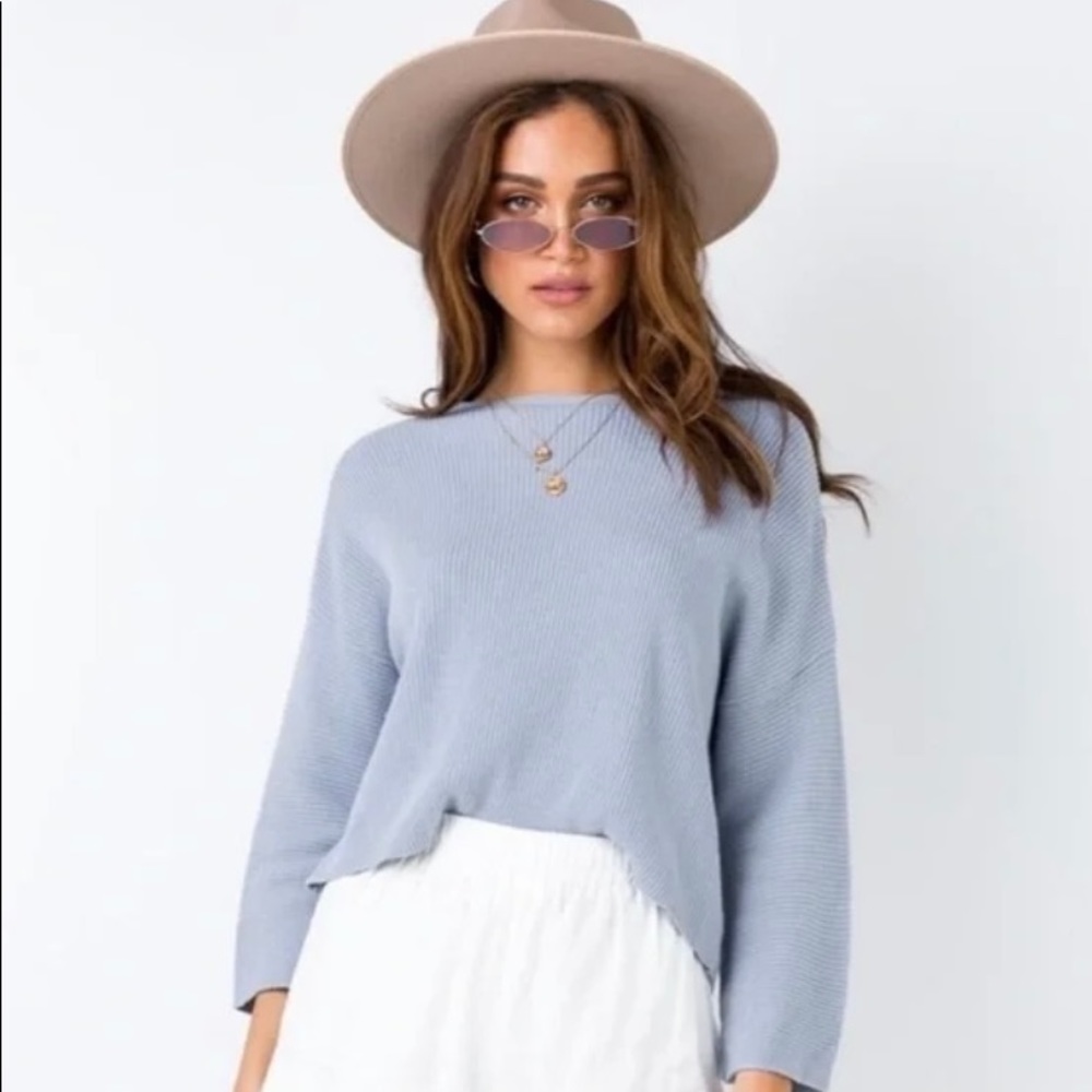 Princess Polly Flare Long Sleeve Sweater